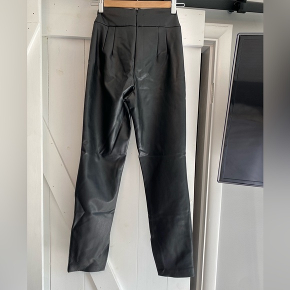Dynamite High Waisted Faux Leather Pants - Picture 4 of 10